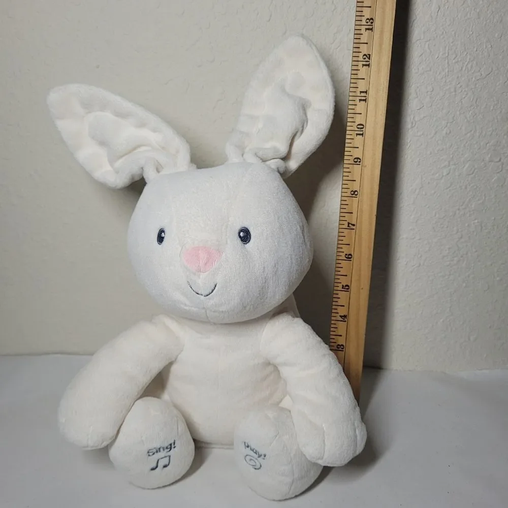 Baby Gund Flora the Bunny‎ Rabbit Musical Singing Animated Plush Toy 12